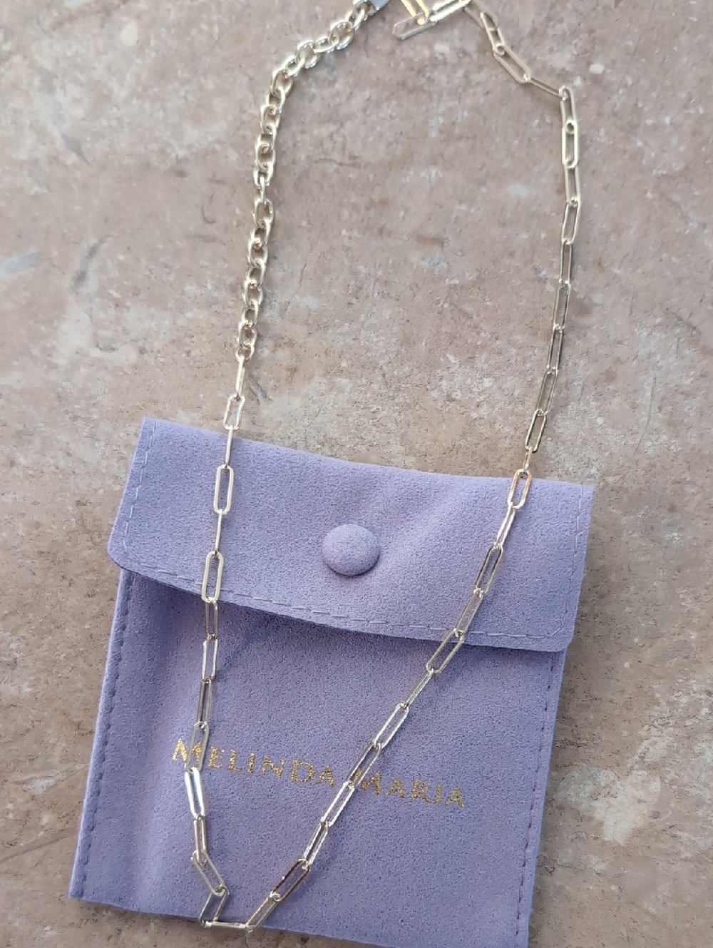 Melinda Maria "Samantha" Paperclip Necklace